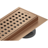 Mexen Flat M08 odpływ liniowy 50 cm, miedź szczotkowana - 1C25050-15