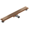 Mexen Flat M08 odpływ liniowy 50 cm, miedź szczotkowana - 1C25050-15