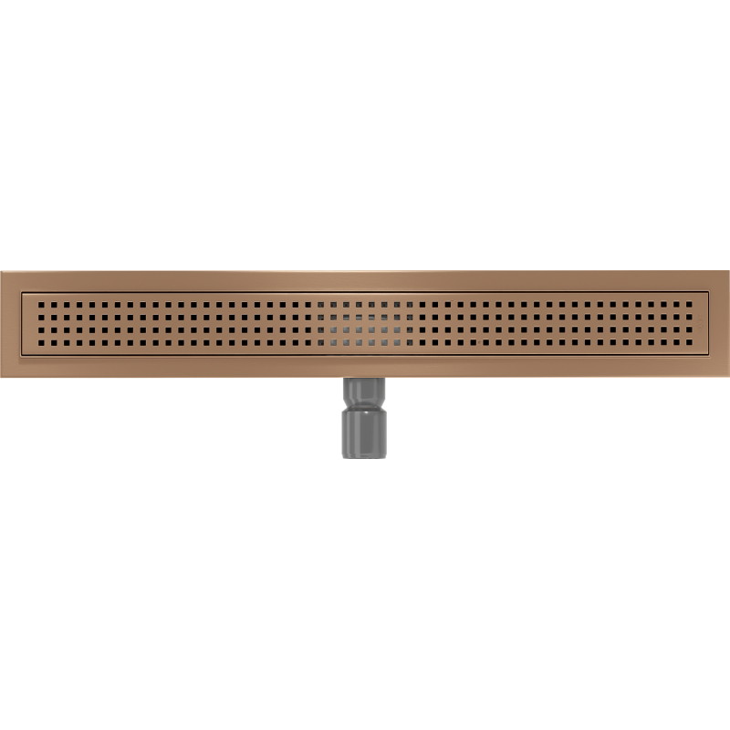 Mexen Flat M08 odpływ liniowy 50 cm, miedź szczotkowana - 1C25050-15