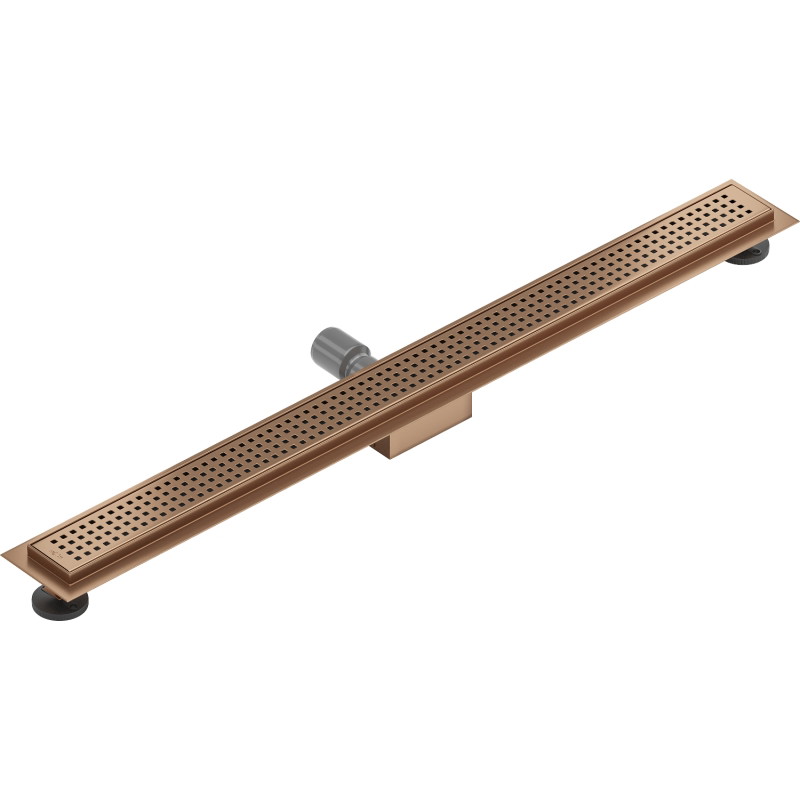 Mexen Flat M08 odpływ liniowy 90 cm, miedź szczotkowana - 1C25090-15