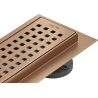 Mexen Flat 360° M08 odpływ liniowy obrotowy 90 cm, miedź szczotkowana - 1C25090-40
