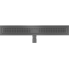 Mexen Flat M08 odpływ liniowy 50 cm, gun gray szczotkowany - 1E25050-15