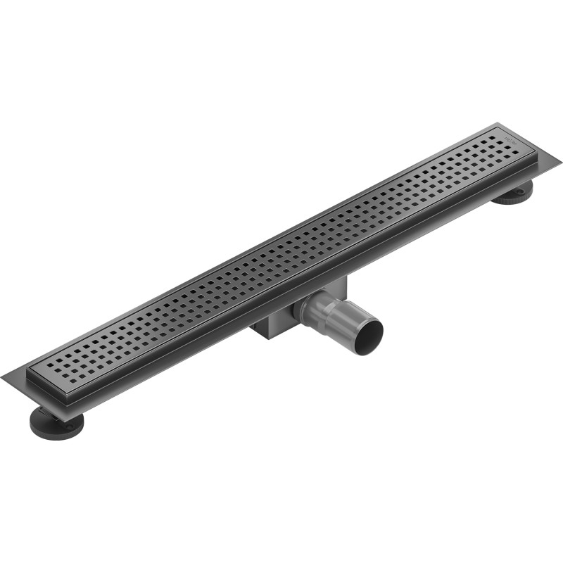 Mexen Flat M08 odpływ liniowy 60 cm, gun gray szczotkowany - 1E25060-15