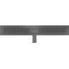 Mexen Flat M08 odpływ liniowy 60 cm, gun gray szczotkowany - 1E25060-15