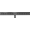 Mexen Flat M08 odpływ liniowy 90 cm, gun gray szczotkowany - 1E25090-15