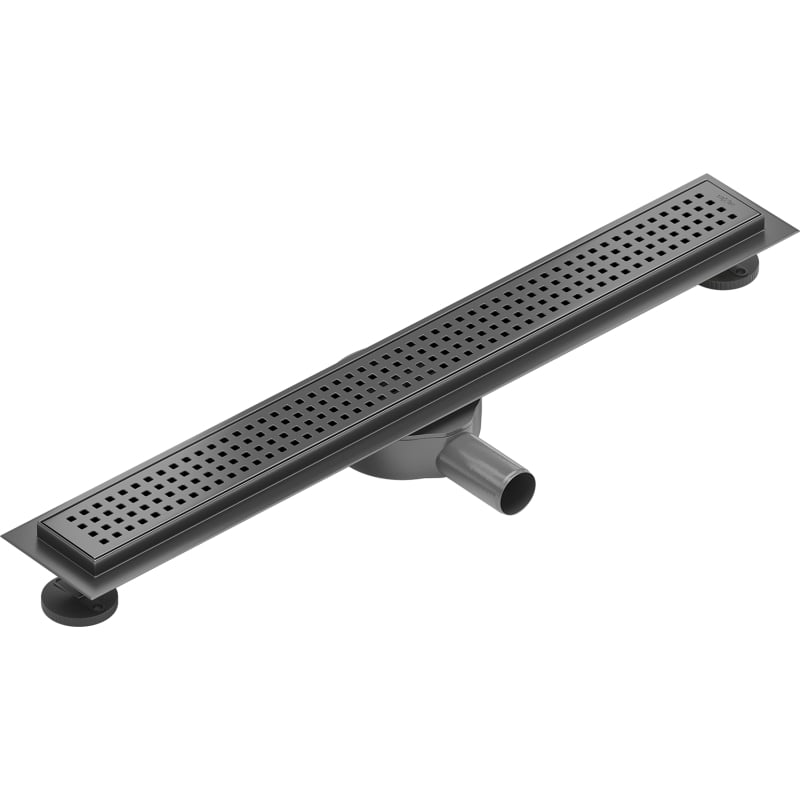 Mexen Flat 360° M08 odpływ liniowy obrotowy 70 cm, gun gray szczotkowany - 1E25070-40