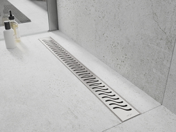 Mexen Flat M09 maskownica do odpływu liniowego 50 cm, inox - 1028050