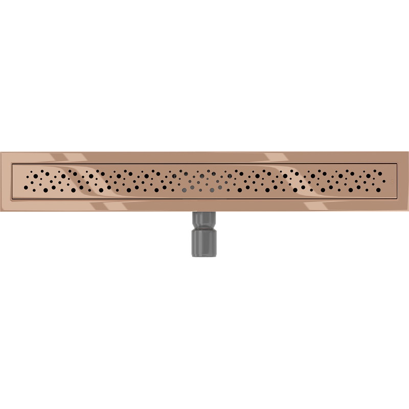 Mexen Flat M12 odpływ liniowy 70 cm, różowe złoto - 1621070-15