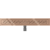 Mexen Flat M12 odpływ liniowy 70 cm, różowe złoto - 1621070-15