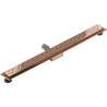 Mexen Flat M12 odpływ liniowy 80 cm, różowe złoto - 1621080-15