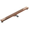 Mexen Flat M12 odpływ liniowy 80 cm, różowe złoto - 1621080-15