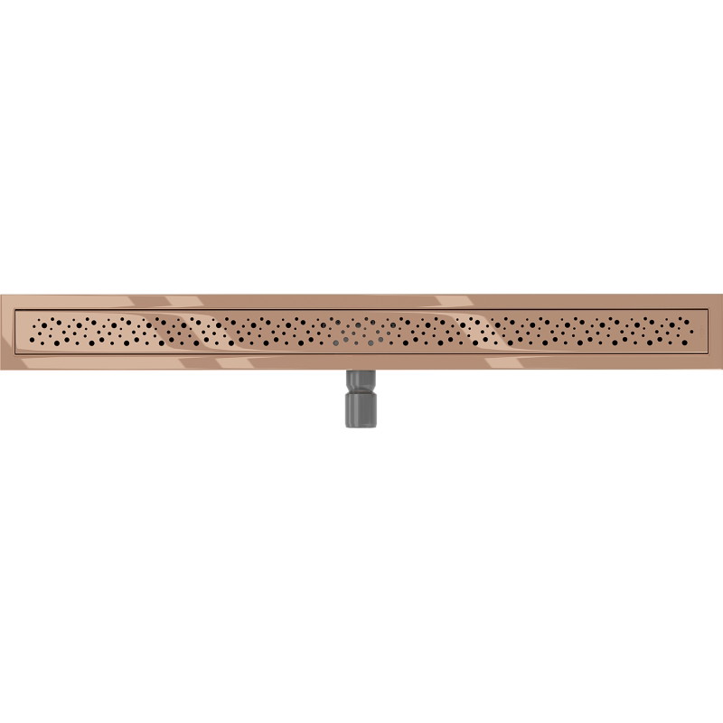 Mexen Flat M12 odpływ liniowy 80 cm, różowe złoto - 1621080-15