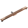 Mexen Flat M12 odpływ liniowy 90 cm, różowe złoto - 1621090-15