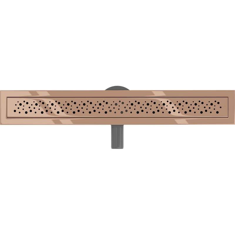 Mexen Flat 360° M12 odpływ liniowy obrotowy 60 cm, różowe złoto - 1621060-40