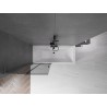 Mexen Velar L parawan nawannowy 2-skrzydłowy rozsuwany 85 x 150 cm, grafit, gun metal - 896-085-003-41-95