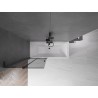 Mexen Velar L parawan nawannowy 2-skrzydłowy rozsuwany 80 x 150 cm, grafit, czarny - 896-080-003-41-70