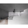 Mexen Velar L parawan nawannowy 2-skrzydłowy rozsuwany 85 x 150 cm, grafit, czarny - 896-085-003-41-70