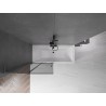 Mexen Velar L parawan nawannowy 2-skrzydłowy rozsuwany 90 x 150 cm, grafit, gun metal - 896-090-003-41-95
