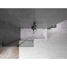 Mexen Velar L parawan nawannowy 2-skrzydłowy rozsuwany 90 x 150 cm, grafit, czarny - 896-090-003-41-70