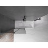Mexen Velar L parawan nawannowy 2-skrzydłowy rozsuwany 100 x 150 cm, grafit, gun gray szczotkowany - 896-100-003-41-66