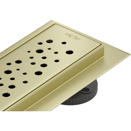 Mexen Flat M12 odpływ liniowy 50 cm, złoty szczotkowany - 1A21050-15