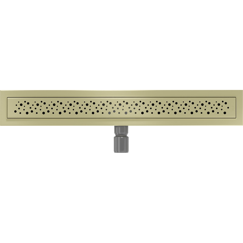 Mexen Flat M12 odpływ liniowy 70 cm, złoty szczotkowany - 1A21070-15
