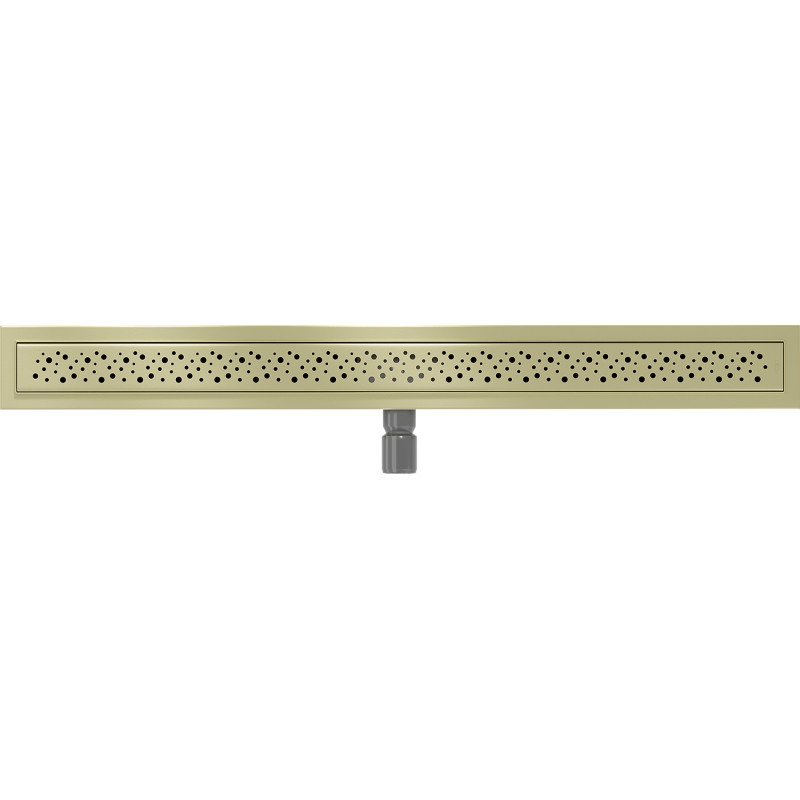 Mexen Flat M12 odpływ liniowy 100 cm, złoty szczotkowany - 1A21100-15