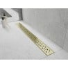 Mexen Flat 360° M12 odpływ liniowy obrotowy 100 cm, złoty szczotkowany - 1A21100-40