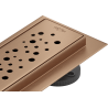Mexen Flat M12 odpływ liniowy 50 cm, miedź szczotkowana - 1C21050-15
