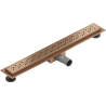 Mexen Flat M12 odpływ liniowy 60 cm, miedź szczotkowana - 1C21060-15