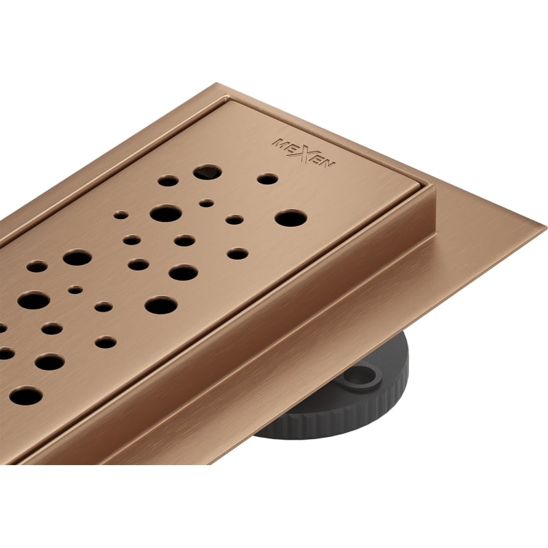 Mexen Flat M12 odpływ liniowy 70 cm, miedź szczotkowana - 1C21070-15