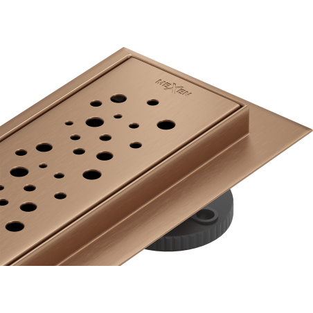 Mexen Flat M12 odpływ liniowy 70 cm, miedź szczotkowana - 1C21070-15
