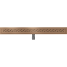 Mexen Flat M12 odpływ liniowy 80 cm, miedź szczotkowana - 1C21080-15