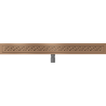 Mexen Flat M12 odpływ liniowy 90 cm, miedź szczotkowana - 1C21090-15