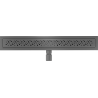 Mexen Flat M12 odpływ liniowy 50 cm, gun gray szczotkowany - 1E21050-15
