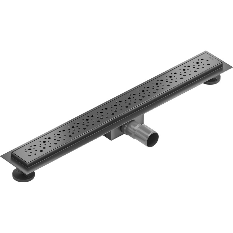 Mexen Flat M12 odpływ liniowy 70 cm, gun gray szczotkowany - 1E21070-15