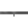 Mexen Flat M12 odpływ liniowy 100 cm, gun gray szczotkowany - 1E21100-15