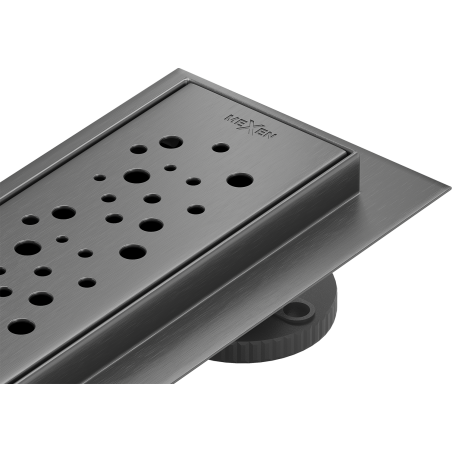 Mexen Flat 360° M12 odpływ liniowy obrotowy 50 cm, gun gray szczotkowany - 1E21050-40