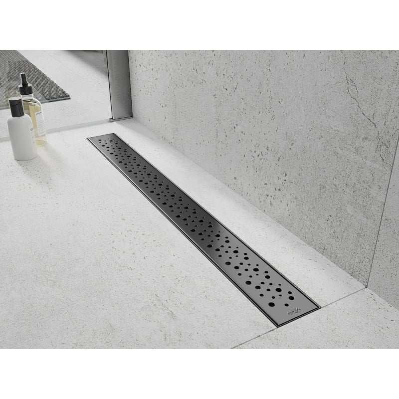Mexen Flat 360° M12 odpływ liniowy obrotowy 50 cm, gun gray szczotkowany - 1E21050-40