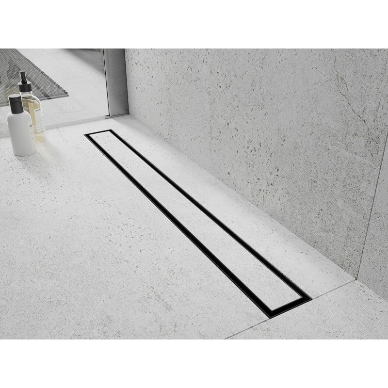 Mexen Flat M13 maskownica 2w1 do odpływu liniowego 60 cm, czarna - 1719060