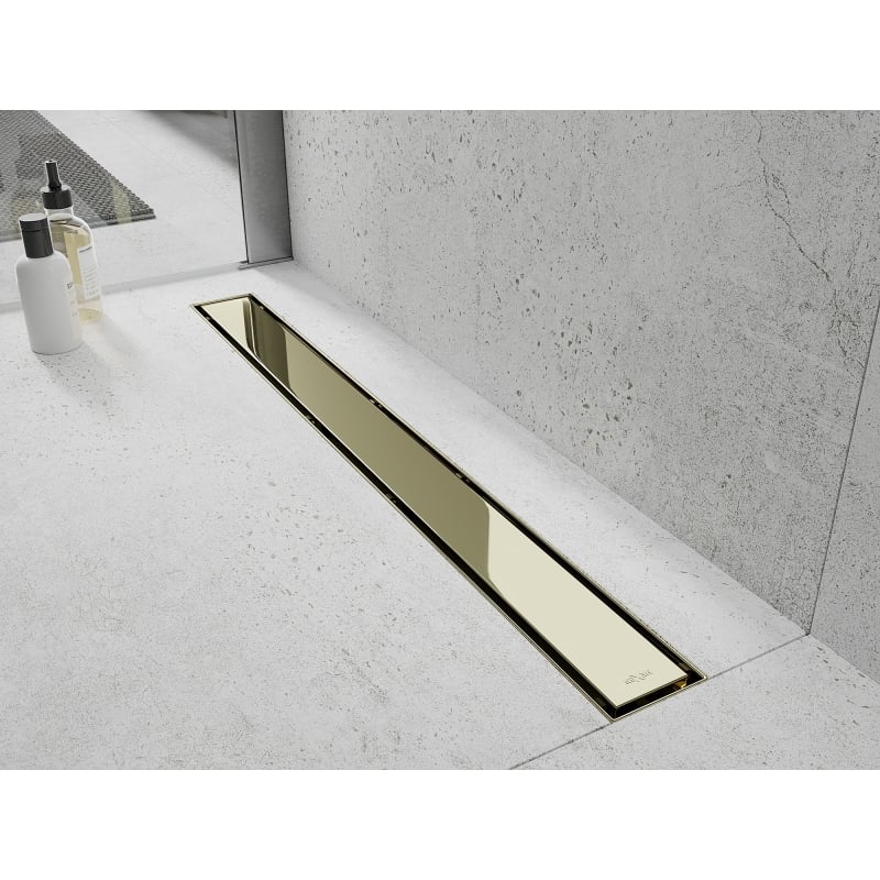 Mexen Flat M13 odpływ liniowy 2w1 100 cm, złoty - 1510100-15