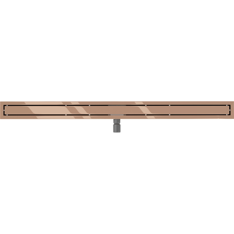Mexen Flat M13 odpływ liniowy 2w1 110 cm, różowe złoto - 1610110