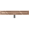 Mexen Flat M13 odpływ liniowy 2w1 60 cm, różowe złoto - 1610060-15