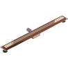 Mexen Flat M13 odpływ liniowy 2w1 80 cm, różowe złoto - 1610080-15