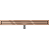 Mexen Flat M13 odpływ liniowy 2w1 80 cm, różowe złoto - 1610080-15