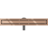 Mexen Flat 360° M13 odpływ liniowy obrotowy 2w1 60 cm, różowe złoto - 1610060-40