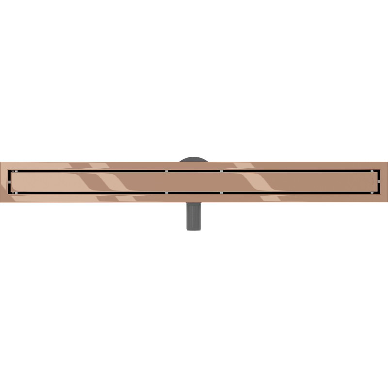 Mexen Flat 360° M13 odpływ liniowy obrotowy 2w1 80 cm, różowe złoto - 1610080-40