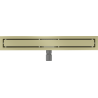Mexen Flat M13 odpływ liniowy 2w1 70 cm, złoty szczotkowany - 1A10070-15