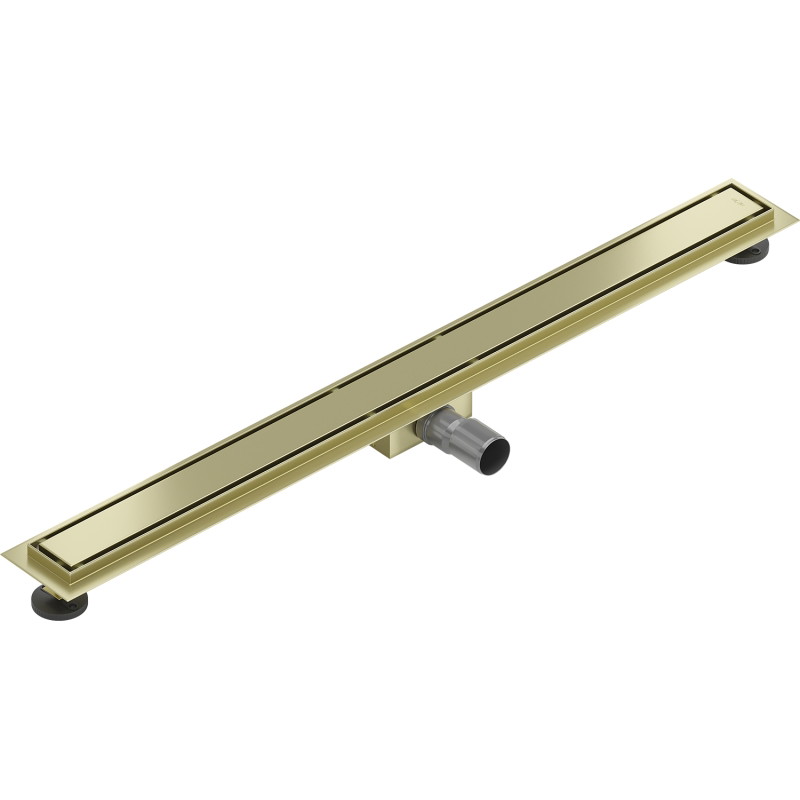 Mexen Flat M13 odpływ liniowy 2w1 80 cm, złoty szczotkowany - 1A10080-15