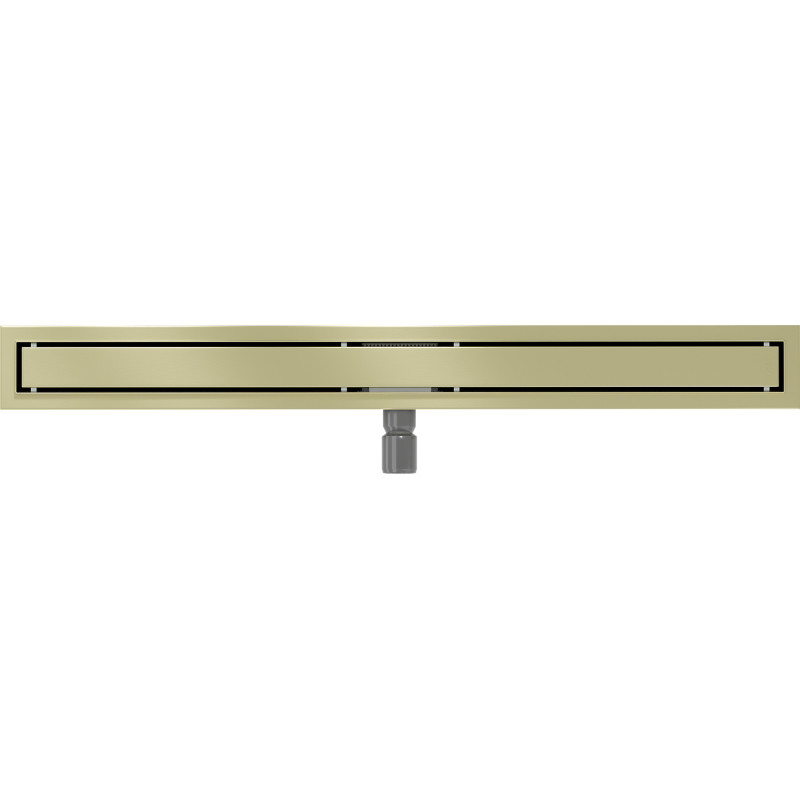 Mexen Flat M13 odpływ liniowy 2w1 90 cm, złoty szczotkowany - 1A10090-15